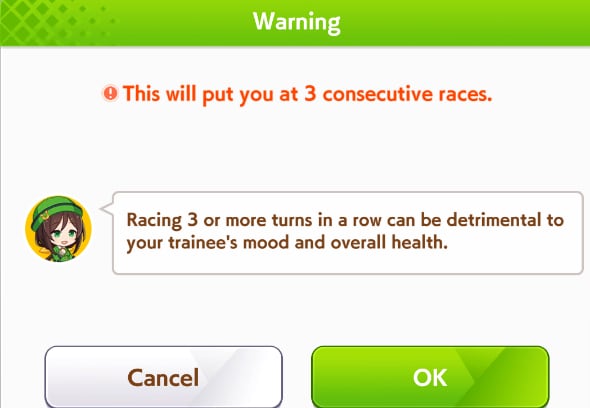 warning