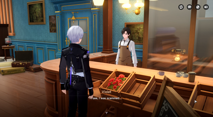 NTE Zero Talking to Violet