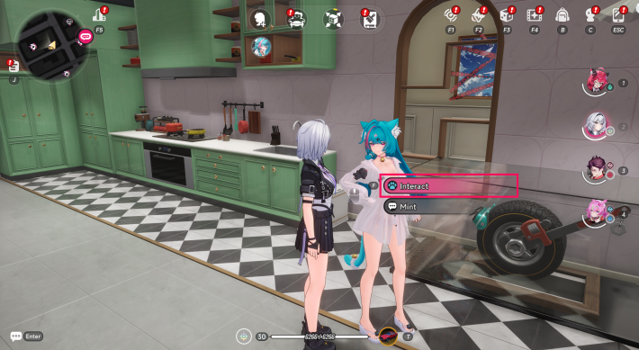 NTE Interact Button
