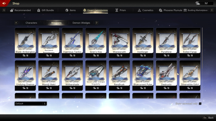 Duet Night Abyss (DNA) - Secret Letter Shop