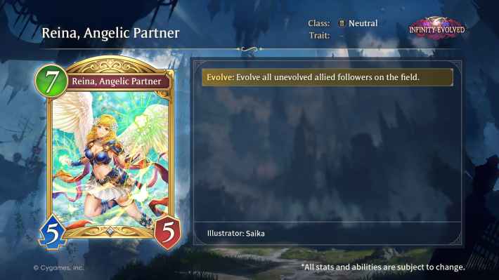 Reina, Angelic Partner