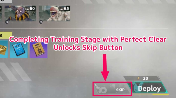 Utilize Skip Button for Farming