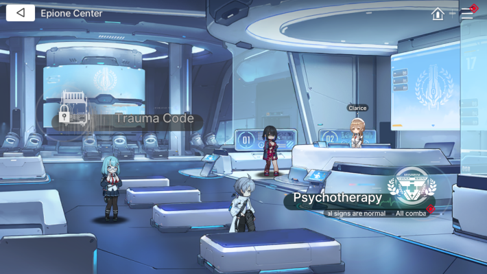 Chaos Zero Nightmare Epione Center