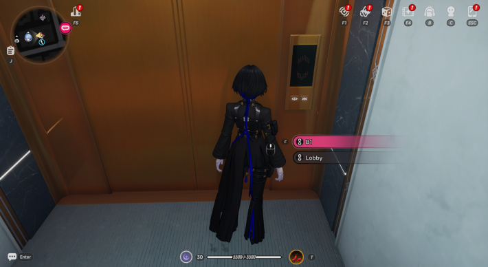 NTE Daffodill in an Elevator