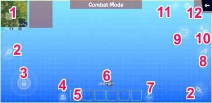 Fortnite Combat Mode HUD