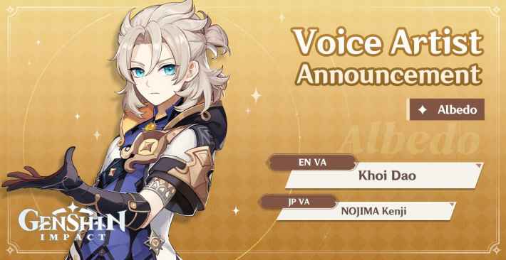 Albedo Voice Actor