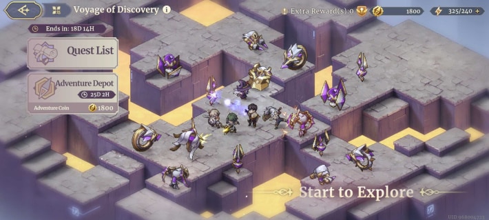 Sword of Convallaria (SoC) - Starting Screen