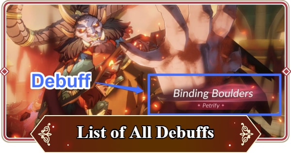 Seven Knights Re:BIRTH - Debuff Types