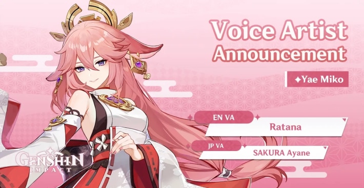 Yae Miko Voice Actor