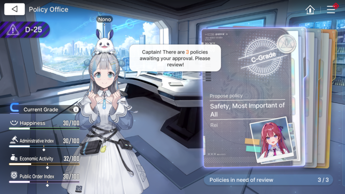 Chaos Zero Nightmare Policy Office