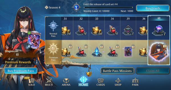Shadowverse Worlds Beyond Battle Pass Season 4