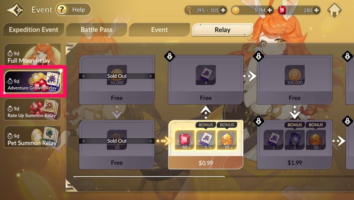 Adventure Growth Relay