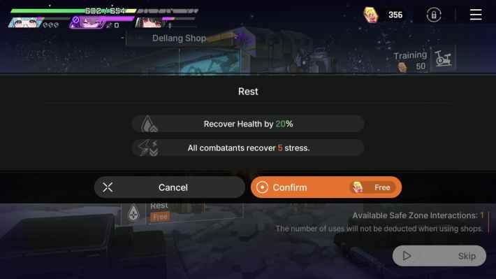 Chaos Manifestation Rest Areas