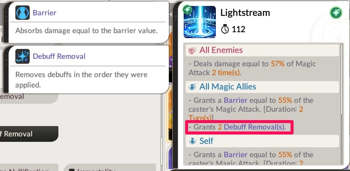 Debuff Removal