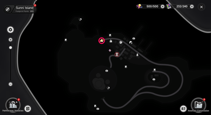 NTE Ubicación del túnel en el mapa