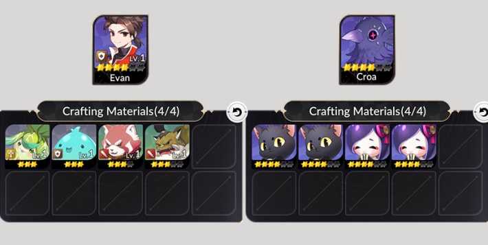 Crafting Heroes & Pets