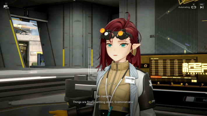 Arknights Endfield Temporary Peace Talking to Director Qin