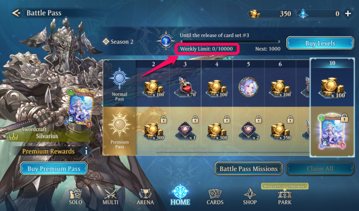 Weekly Progress Cap
