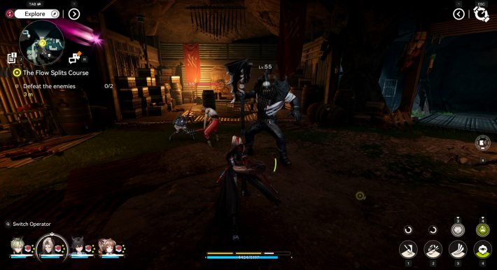 Arknights Endfield Pogranichnik Fights Landbreakers in Wuling