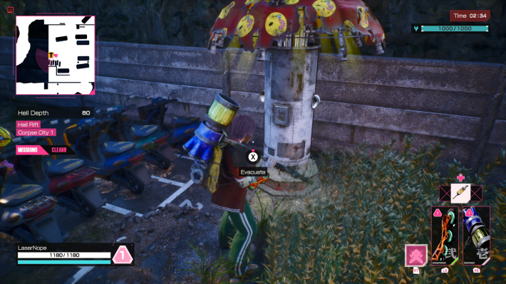 Let It Die Inferno Evacuate