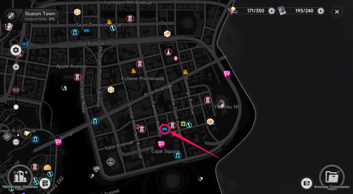 Regalia Location
