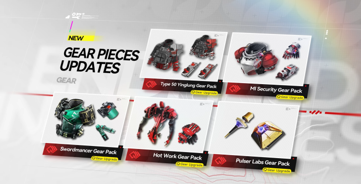 Nuevas piezas de equipo en la versión 1.1 de Endfield