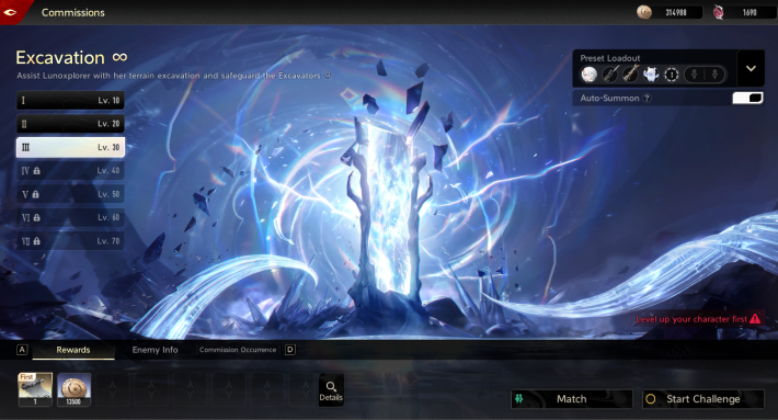 Duet Night Abyss Excavation Commission