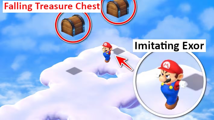 Falling Treasure Chest