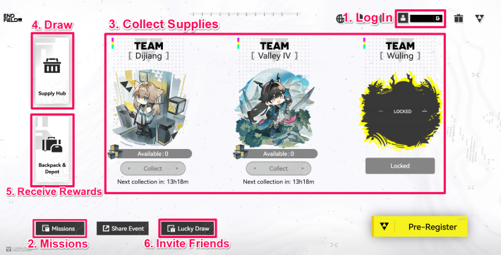 Pre Draw Web Event Images