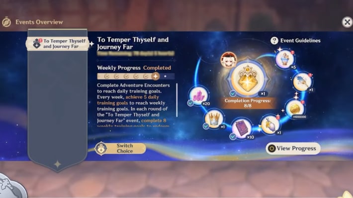 To Temper Thyself and Journey Far