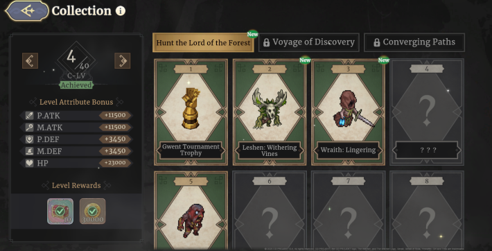 Sword of Convallaria (SoC) - Collection