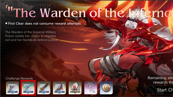 The Warden of the Inferno Drop