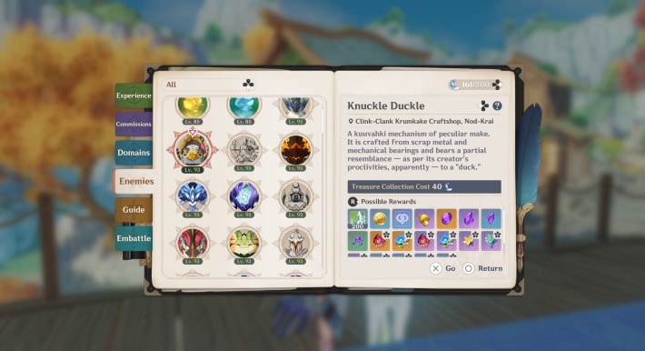Flins Local Specialty & Enemy Drop Material
