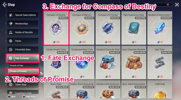 Exchange Compass