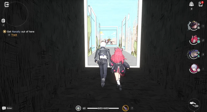Lead Nanally out of the Corridor