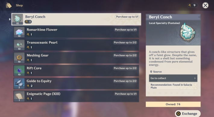 Purchase From NPCs