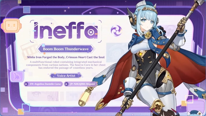 Ineffa Voice Actors