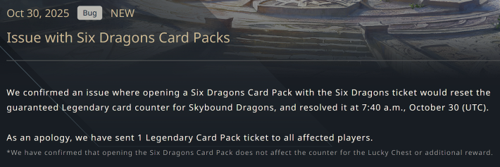 Shadowverse Worlds Beyond Six Dragon Card Packs Issue