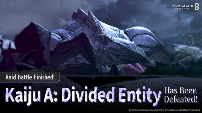 Raid Battle - Kaiju A Defeated