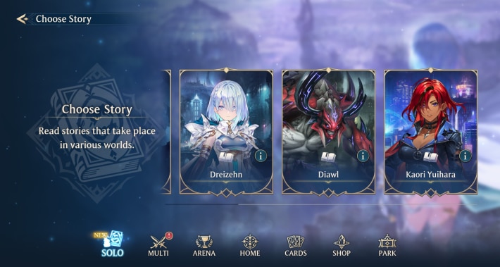 Story Mode Screen