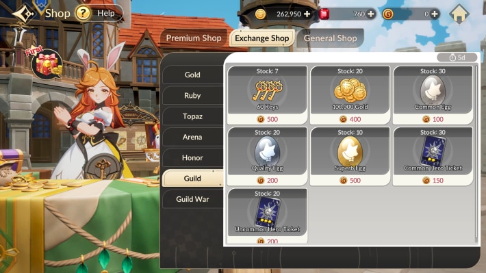 You Can Also Buy Keys Via Guild Shop