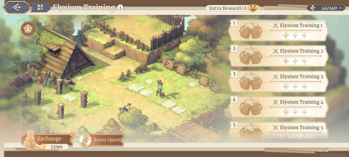 Sword of Convallaria (SoC) - Elysium Training Stages