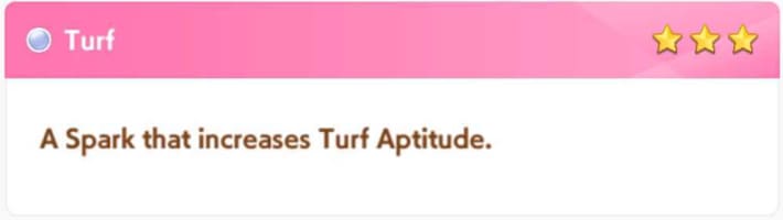 3 star Turf Spark
