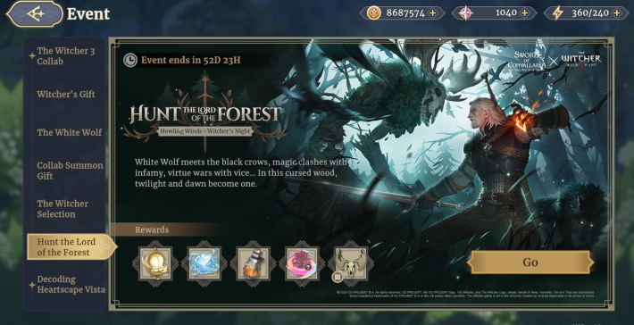 Sword of Convallaria (SoC) - Hunt the Lord of the Forest