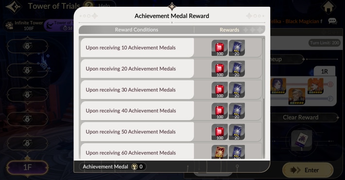 Receive Rewards By the Number of Medals Earned