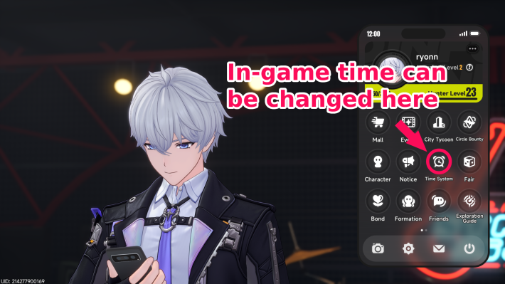 El tiempo del juego se puede cambiar