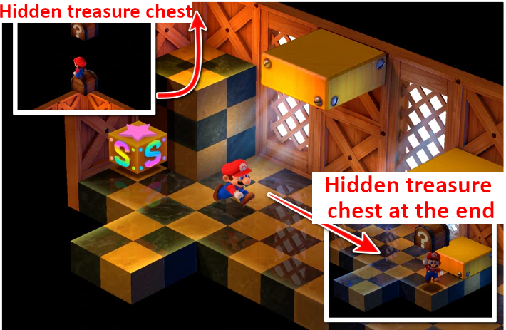 Treasure chest at save point