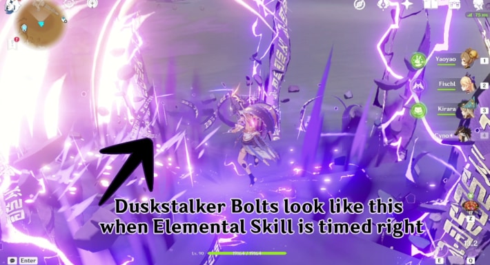 Endseer stance Duskstalker Bolt
