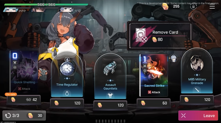 You Can Purchase Gears and Cards