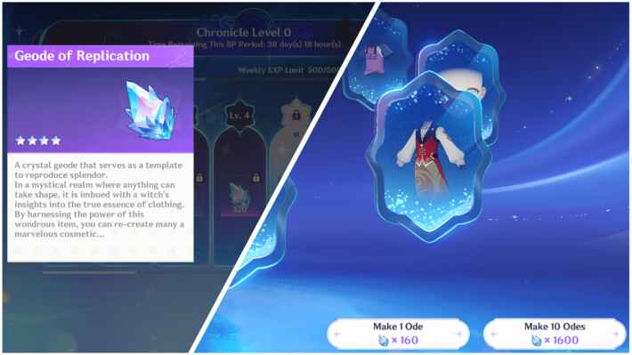 Geodes used in standard Odes banner